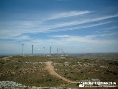 Barranco de Barbocid - molinos de viento; viajes alternativos baratos; viajes de una semana